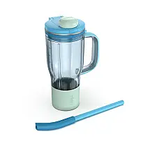 Copo de Viagem Ninja BlendBOSS 769ml Com Canudo Azul
