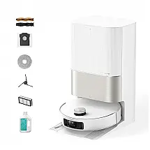 Robô Aspirador e Passa Pano Dreame X50 Ultra Branco 20.000Pa Pernas Retráteis Base Autolimpante