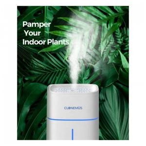 Umidificador Ultrassônico Portátil 1L, com Desligamento Automático, Silencioso, 110v, CLONEMUS, Branco