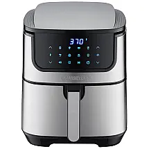 Fritadeira Elétrica AirFryer 7L de Capacidade com Temperatura Ajustável e Temporizador, 110v, GOWISE USA GW22978, Prateado