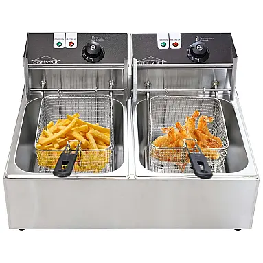 Fritadeira Elétrica Dupla Profissional 12