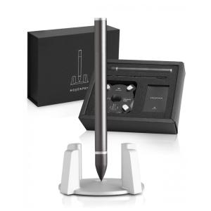 Caneta Esferográfica Executiva Vertical com Tinta e Recarga de Alta Qualidade, NOVIUM SHBPAL001, Cinza