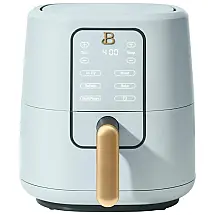 Fritadeira elétrica air fryer Beautiful 3L TurboCrisp Azul Hortênsia com touchscreen, 4 programas, cesto antiaderente, 1200W
