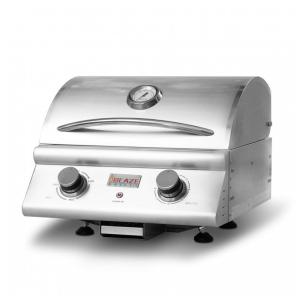 Grill Elétrico Portátil com Temporizador e Temperatura Ajustável, 110V 1500W, Blaze, Prata