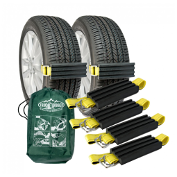 Corrente de Tração para Pneu Neve ou Lama, 4 Unidades, TRACGRABBER, Preto