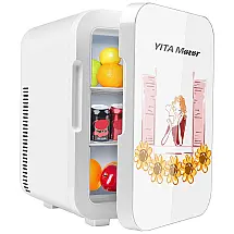 Mini Geladeira e Frigobar para carro, Portátil AC, DC, 10L, 110v, YITAMOTOR Thermoelectric Cooler and Warmer, Branco