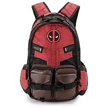 Mochila Escolar Infantil 45cm Apytgk6ML Deadpool, Cor Vermelha