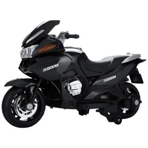 Moto Elétrica Infantil a Bateria 12V com Sons e Luzes, Idade Rec 3 a 6 Anos, TOBBI, Preta