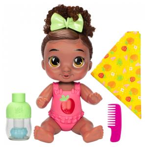 Boneca Snuggle Berry Boo com Shampoo para Cabelos e Tamanho 27 cm para Crianças Acima de 3 Anos, Baby Alive, Cabelo Preto