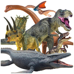 Kit de Dinossauros Realistas com 6 Peças para Crianças Acima de 3 Anos, Lavesom