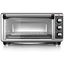 Forno Elétrico de Bancada em Aço Inoxidável, 110v, RELYWE, Prateado