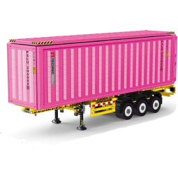 ZMBlock Caminão para Montar, c, Controle Por APP, 2.681 Peças, Idade Recomendada 8 Anos, Branco