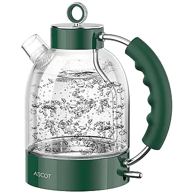 ASCOT Chaleira Elétrica de Vidro