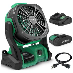 KIMO Ventilador Industrial , com 3 Velocidades, 110V, Verde
