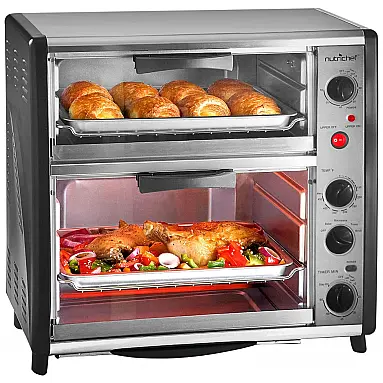 Forno Duplo Elétrico de Bancada
