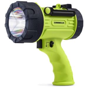 EMMMSUN Lanterna LED Recarregável 2000 Lúmens Bateria de 10000 mAh 20 H de Ação