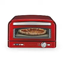 Forno de Pizza Elétrico Cuisinart CPZ-120R 30 cm De Bancada Pedra Refratária Alta Temperatura 371°C Indoor 110V