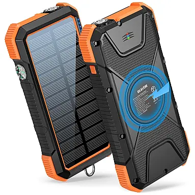Powerbank Carregador Solar 18W, QC