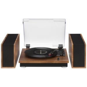 Vitrola Toca-Discos Riff, 3 Velocidades, Bluetooth com Alto-Falantes Estéreo e 6 Layouts Modulares, CR7502A-WA Crosley