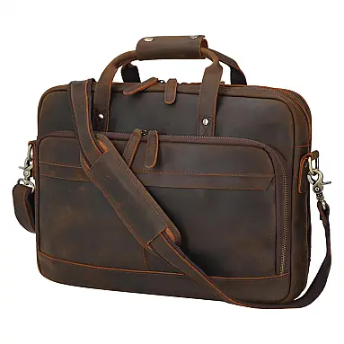 Bolsa Carteiro Masculina de Couro