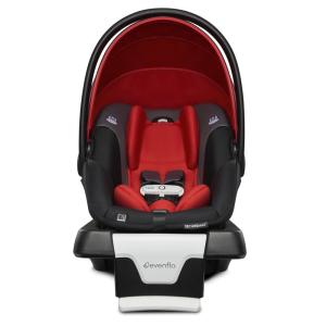 Assento Infantil Cadeira Automotiva Evenflo com Base até 15 kg, Vermelha