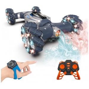 Carrinho de Controle Remoto 360 para Adultos e Crianças com Bateria Recarregável e Sensor de Gestos, PRYME ONE, Azul