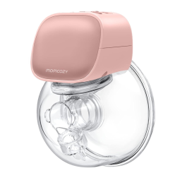 Bomba Tira Leite Única Portátil com, 2 Modos e 5 Níveis de Sucção, MOMCOZY S9 11, Rosa