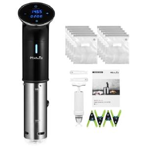 Termocirculador Elétrico Ultra Silencioso e Controle de Temperatura, 1000W, 110v, MIXHOOD, Preto