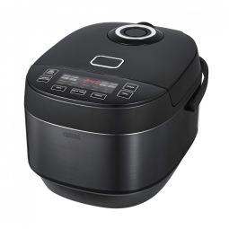 Panela de Arroz 5L por indução com Vaporizador de Alimentos e Antiaderencia, 220V 1200W, Crux, Preta