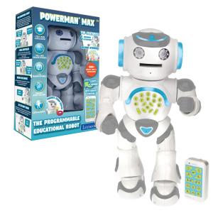 Robô Programável Canta e Conta mais de 10 Mil Histórias para Crianças de 3 Anos ou Mais, LEXIBOOK ROB80EN, Branco