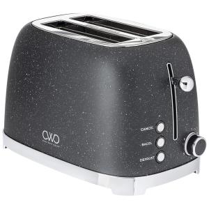 COZINHAR COM COR Torradeira Elétrica 2 Fatias, 6 Níveis de Tostagem, Aço Inoxidável, 825W, escuro, escuro, 110v, COOK WITH COLOR