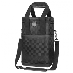 Bolsa Térmica Para Transporte de Vinhos OPUX até 4 Garrafas, Preto Quadrado