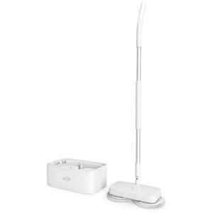 Esfregão Elétrico sem Fio à Bateria com 4 Acessórios Extras, 110v, KHSUIN electric mop, Branco