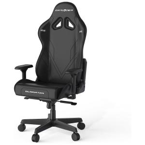 Cadeira Gamer Reclinável com Encosto Ajustável e Apoio de Braços 3D DXRacer GC G001, Preto