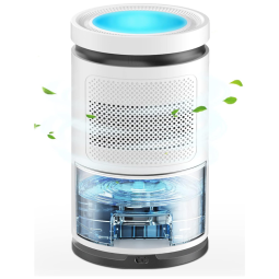 Desumidificador para Salas Grandes 2,5L, Silencioso com Modo de Suspensão e Desligamento Automático, SEAVON, Branco