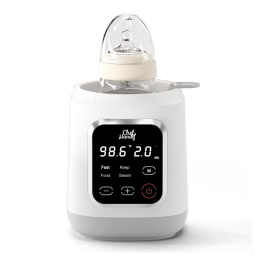 Aquecedor de Mamadeira com Controle Digital, Tamanho Padrão, Pastel, CHEFHANDY 9500D, Verde claro