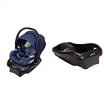 Cadeirinha Maxi-Cosi Mico Luxe Azul-Marinho com Base Extra Recém-nascido a 13,6 kg