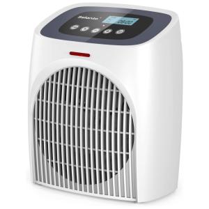 Aquecedor de Cerâmica Elétrico Portátil, 3 Configurações, 1500W, 110V, Selanto FH218A HB, Branco