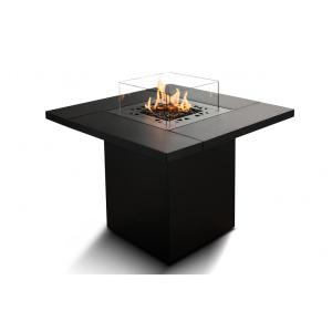 Aquecedor Externo a Gás GLP Estilo Mesa e Fogueira, Ideal para Pátios Comerciais, Planika, Preto Moderno