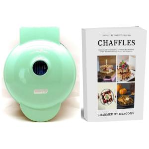 Máquina de Waffle Dash MINI, Antiaderente, 110v, CHARMED BY DRAGONS, Preto