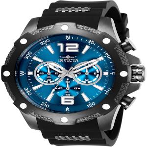 Relógio masculino Invicta I-Force 50 mm de aço inoxidável e poliuretano cronógrafo de quartzo