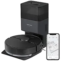 Aspirador de Pó Robô Q7 com Conexão via APP, WI FI e Auto Esvaziamento, 110v, ROBOROCK, Preto