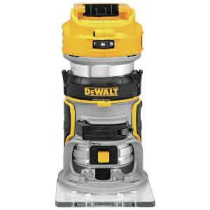 Roteador sem Fio e Escova, 20V, DEWALT DCW600B, Amarelo