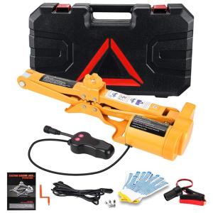 Anbull Macaco Elétrico Hidráulico Automático, Suporta até 3 Toneladas, Amarelo