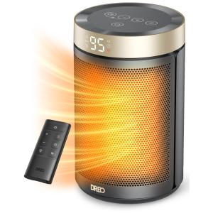 Aquecedor Portátil Dreo: Compacto, Rápido e Seguro com Termostato Ajustável, Ideal para Escritórios, Quartos e Pequenos Ambientes