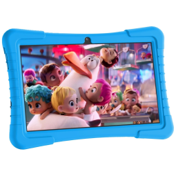 Tablet Infantil 10 Educativo com Controle de Pais, WiFi e Câmera Dupla, Android 12 2GB RAM, YOBANSE, Azul