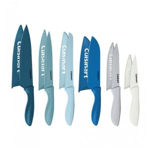 Conjunto de Facas em Cerâmica com Protetores de Lâmina, 6 Peças, Cuisinart, Azul