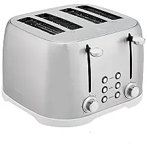 Torradeira, com 4 fatias, 1600 W, prata, 110v, TA5728C UL, Prateado