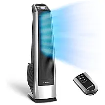 Ventilador de Torre com 3 Velocidades, Controle Remoto, 110V 96W, LASKO U35115, Cinza