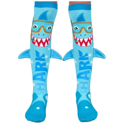 Meias Shark, Lindas Meias até o Joelho com Barbatanas de Pelúcia Personalizadas! 6-18 Anos Multicoloridas,MADMIA